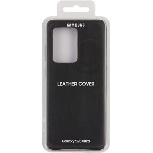 Official Samsung Galaxy S20 Ultra 5G Leather Cover Case - Black Official Samsung Galaxy S20 Ultra 5G Leather Cover Case - Black