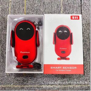 Unbranded (Red) Smart Car Wireless Charger Phone Holder Smart Automatic Sensor Car Phone H Unbranded (Red) Smart Car Wireless Charger Phone Holder Smart Automatic Sensor Car Phone H