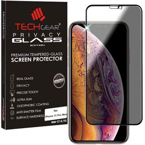 TECHGEAR Anti Spy Screen Protector for iPhone 11 Pro Max - PRIVACY 3D GLASS Edit TECHGEAR Anti Spy Screen Protector for iPhone 11 Pro Max - PRIVACY 3D GLASS Edit