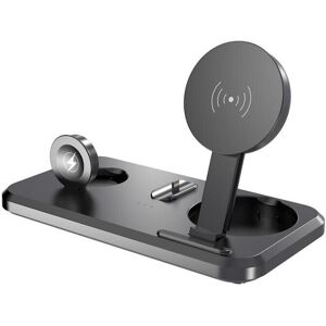 Unbranded (Gray) 3 in 1 Foldable 15W Magsafe Magnetic Wireless Charger Pad For iPhone Appl Unbranded (Gray) 3 in 1 Foldable 15W Magsafe Magnetic Wireless Charger Pad For iPhone Appl