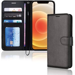 TECHGEAR iPhone 12 Mini Leather Wallet Case, Flip Protective Case Cover with Wal TECHGEAR iPhone 12 Mini Leather Wallet Case, Flip Protective Case Cover with Wal