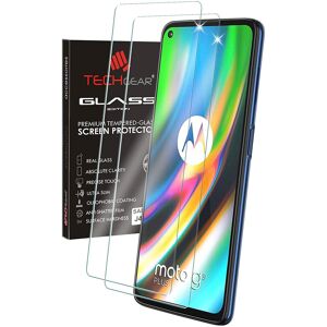 TECHGEAR 2 Pack GLASS Edition Compatible for Motorola Moto G9 Plus, Tempered Gla TECHGEAR 2 Pack GLASS Edition Compatible for Motorola Moto G9 Plus, Tempered Gla