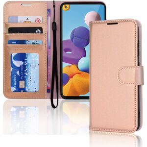 TECHGEAR Galaxy A21s Leather Wallet Case, Flip Protective Case Cover with Wallet TECHGEAR Galaxy A21s Leather Wallet Case, Flip Protective Case Cover with Wallet