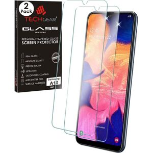 TECHGEAR 2 Pack GLASS Edition Compatible with Samsung Galaxy A10, Tempered Glass TECHGEAR 2 Pack GLASS Edition Compatible with Samsung Galaxy A10, Tempered Glass
