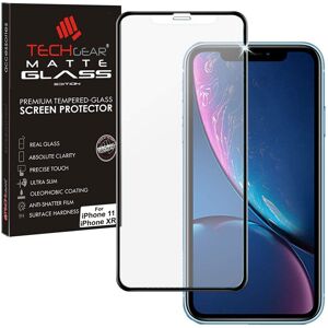 TECHGEAR Anti Glare Screen Protector for iPhone 11, iPhone XR - MATTE 3D GLASS E TECHGEAR Anti Glare Screen Protector for iPhone 11, iPhone XR - MATTE 3D GLASS E