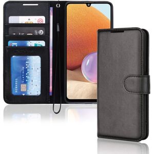 TECHGEAR Galaxy A32 5G Leather Wallet Case - PU Leather Flip Cover with 3 Card S TECHGEAR Galaxy A32 5G Leather Wallet Case - PU Leather Flip Cover with 3 Card S