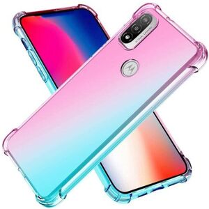 Romolux Motorola Moto E20 Case Slim Silicone Shockproof Phone Cover (Pink Green) Romolux Motorola Moto E20 Case Slim Silicone Shockproof Phone Cover (Pink Green)