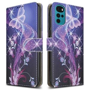 Romolux Motorola Moto G22 Case Slim Leather Wallet Flip Shockproof Stand Phone Cover ((B Romolux Motorola Moto G22 Case Slim Leather Wallet Flip Shockproof Stand Phone Cover ((B