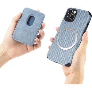 Unbranded (Blue, For iPhone 14 Pro Max) Leather Phone Case Magsafe Wallet Case With Magnet Unbranded (Blue, For iPhone 14 Pro Max) Leather Phone Case Magsafe Wallet Case With Magnet