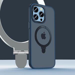 Unbranded (Blue, iPhone14) Shockproof Phone Case Slim Matte Cover With Magnetic Stand For Unbranded (Blue, iPhone14) Shockproof Phone Case Slim Matte Cover With Magnetic Stand For