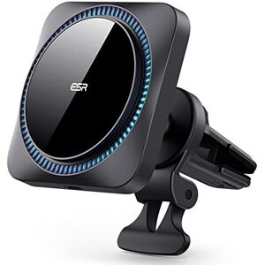 ESR HaloLock Wireless Car Charger with CryoBoost, Compatible with MagSafe Car Ch ESR HaloLock Wireless Car Charger with CryoBoost, Compatible with MagSafe Car Ch