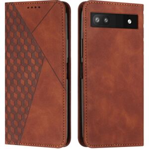 TYB (Brown) Case for Google PIXEL 6A Cover Wallet Protection PU Leather Flip Magneti TYB (Brown) Case for Google PIXEL 6A Cover Wallet Protection PU Leather Flip Magneti
