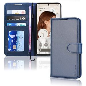 Techgear (Blue) Pixel 7 pro Wallet Case, Flip Protective Cover with Card Holder, Stand an Techgear (Blue) Pixel 7 pro Wallet Case, Flip Protective Cover with Card Holder, Stand an