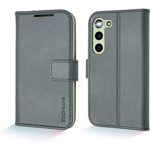 Techgear (Green) Samsung Galaxy S23 Plus Leather Wallet Case, Genuine Leather Magnetic Fl Techgear (Green) Samsung Galaxy S23 Plus Leather Wallet Case, Genuine Leather Magnetic Fl