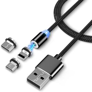 LUPO 3 In 1 Magnetic Phone Charge Cable USB Micro USB Type-C Lightning LUPO 3 In 1 Magnetic Phone Charge Cable USB Micro USB Type-C Lightning