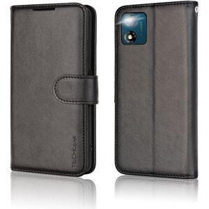 Techgear Motorola Moto E13 Leather Wallet Case, Flip Protective Cover with Wallet Card Ho Techgear Motorola Moto E13 Leather Wallet Case, Flip Protective Cover with Wallet Card Ho