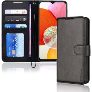 TECHGEAR Galaxy A14 5G Leather Wallet Case, Flip Protective Cover with Wallet Ca TECHGEAR Galaxy A14 5G Leather Wallet Case, Flip Protective Cover with Wallet Ca