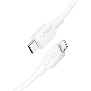 Anker USB C to Lightning Cable, 310 USB-C to Lightning Cable (White, 3ft), MFi Certifi Anker USB C to Lightning Cable, 310 USB-C to Lightning Cable (White, 3ft), MFi Certifi