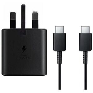 Unbranded Samsung Galaxy S21 5G 25W Super Fast Charger USB Type-C Plug & Cable Unbranded Samsung Galaxy S21 5G 25W Super Fast Charger USB Type-C Plug & Cable