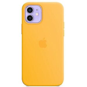 Unbranded (Yellow) Silicone Phone Case With Magsafe For Iphone 12 Unbranded (Yellow) Silicone Phone Case With Magsafe For Iphone 12