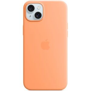 Apple - Back cover for mobile phone - MagSafe compatibility - silicone - orange Apple - Back cover for mobile phone - MagSafe compatibility - silicone - orange
