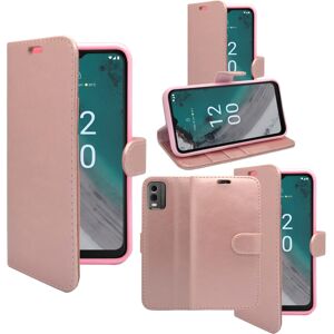 Unbranded (Rose Gold) For Nokia C32 Wallet Flip PU Leather Stand Card Slot Pouch Case Unbranded (Rose Gold) For Nokia C32 Wallet Flip PU Leather Stand Card Slot Pouch Case