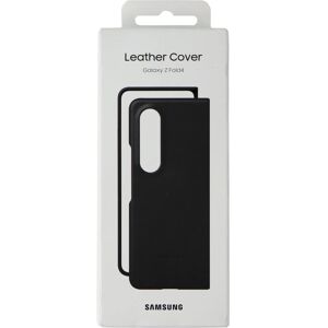 SAMSUNG Galaxy Z Fold4 Leather Cover - Black SAMSUNG Galaxy Z Fold4 Leather Cover - Black