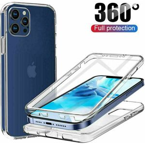 Unbranded For iPhone 14 Pro Full 360 Protection Front Back Case Cover (Clear) Unbranded For iPhone 14 Pro Full 360 Protection Front Back Case Cover (Clear)