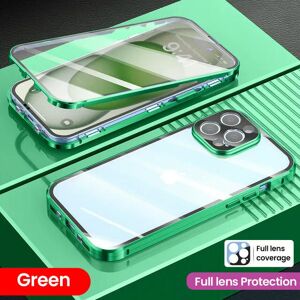 Unbranded (For iPhone 12Pro Max, Green) 360 Full Metal Magnetic Case For iPhone 15 14 13 1 Unbranded (For iPhone 12Pro Max, Green) 360 Full Metal Magnetic Case For iPhone 15 14 13 1
