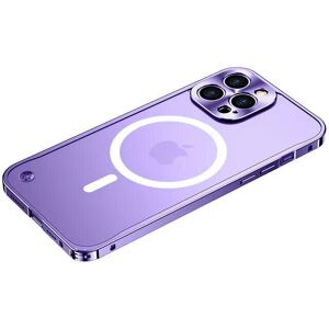 Unbranded (For iphone 13 pro, Magnetic Purple) Metal Phone Case For IPhone 12 13 14 15 Pro Unbranded (For iphone 13 pro, Magnetic Purple) Metal Phone Case For IPhone 12 13 14 15 Pro