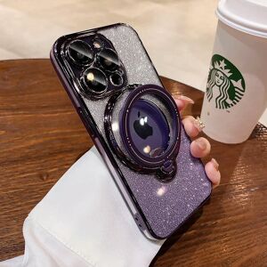 Unbranded (For iPhone 13ProMax, PURPLE) Gradual Glitter Folding Ring Holder Magnetic Case Unbranded (For iPhone 13ProMax, PURPLE) Gradual Glitter Folding Ring Holder Magnetic Case
