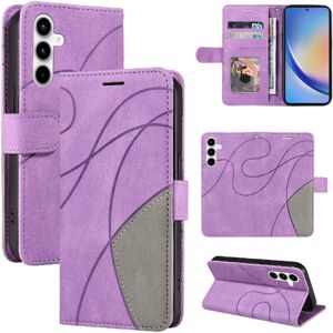 GANGXUN (Purple) Case For Samsung Galaxy A35 5G With Card Slot Stand Kickstand Protectiv GANGXUN (Purple) Case For Samsung Galaxy A35 5G With Card Slot Stand Kickstand Protectiv