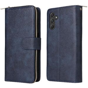 GANGXUN (Blue) Case For Samsung Galaxy A55 With Hand Strap Zipper Pocket Wallet Case Wit GANGXUN (Blue) Case For Samsung Galaxy A55 With Hand Strap Zipper Pocket Wallet Case Wit