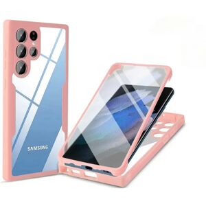 Unbranded (Galaxy A53 5G, Pink) 360 Clear Phone Case for Samsung Galaxy S24 S22 S21 Ultra Unbranded (Galaxy A53 5G, Pink) 360 Clear Phone Case for Samsung Galaxy S24 S22 S21 Ultra