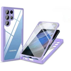 Unbranded (Galaxy A33 5G, Purple) 360 Clear Phone Case for Samsung Galaxy S24 S22 S21 Ultr Unbranded (Galaxy A33 5G, Purple) 360 Clear Phone Case for Samsung Galaxy S24 S22 S21 Ultr
