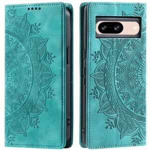 GANGXUN (Green) Case For Google Pixel 9 PU Leather Full Protection Side Buckle Card Inse GANGXUN (Green) Case For Google Pixel 9 PU Leather Full Protection Side Buckle Card Inse