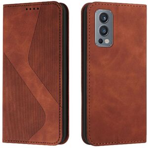 GANGXUN (Brown) Case For OnePlus Nord 2 5G Card Slots Holder Folio Flip PU Leather Magne GANGXUN (Brown) Case For OnePlus Nord 2 5G Card Slots Holder Folio Flip PU Leather Magne