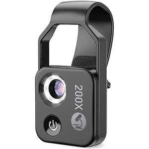 Unbranded 200X Cell Phone Microscope Accessory with CPL Lens, Portable Mini Digital Micros Unbranded 200X Cell Phone Microscope Accessory with CPL Lens, Portable Mini Digital Micros