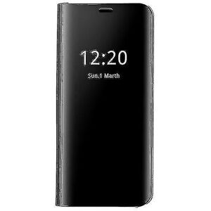 Unbranded Samsung Galaxy S10 Plus Clear View Folio Case - Black - Krygv Unbranded Samsung Galaxy S10 Plus Clear View Folio Case - Black - Krygv