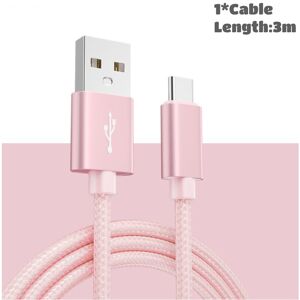 Unbranded (Pink, 3M) C Type Usb Cable For Samsung Galaxy S24 S23 S22 S21 Fast Charger Data Unbranded (Pink, 3M) C Type Usb Cable For Samsung Galaxy S24 S23 S22 S21 Fast Charger Data