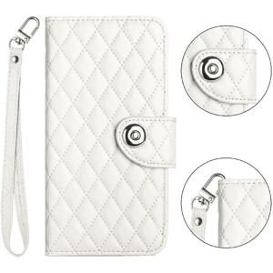 GANGXUN (White) Case for Nokia Hmd Pulse Pro Wallet Cover Wrist Strip Card Holder Shockp GANGXUN (White) Case for Nokia Hmd Pulse Pro Wallet Cover Wrist Strip Card Holder Shockp