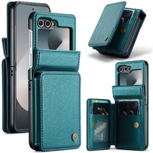 GANGXUN (Green) Caseme Wallet Case for Samsung Galaxy Z Flip 6 5g Rfid Blocking Slim Sho GANGXUN (Green) Caseme Wallet Case for Samsung Galaxy Z Flip 6 5g Rfid Blocking Slim Sho