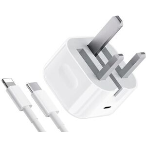 Unbranded 20W Type C fast Charger for Iphone 12 with lightning cable USB-C Plug Unbranded 20W Type C fast Charger for Iphone 12 with lightning cable USB-C Plug