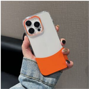 Unbranded (Orange, For iPhone 16 ProMax) Removable Double Color Matching Phone Case For iP Unbranded (Orange, For iPhone 16 ProMax) Removable Double Color Matching Phone Case For iP
