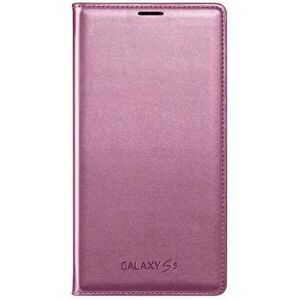Genuine Samsung Galaxy S5 Flip Wallet Phone Case Cover Metallic Pink Genuine Samsung Galaxy S5 Flip Wallet Phone Case Cover Metallic Pink