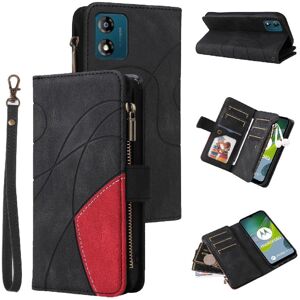 GANGXUN (Black) Case For Motorola MOTO E13 Nine Card Slots Zipper Wallet Style Two-color GANGXUN (Black) Case For Motorola MOTO E13 Nine Card Slots Zipper Wallet Style Two-color