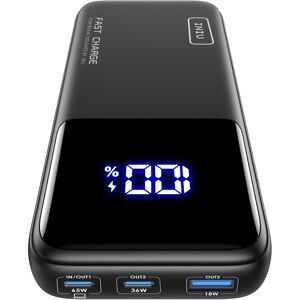 INIU Power Bank, 65W 20000mAh Fast Charging Portable Charger for Laptops and Phones w INIU Power Bank, 65W 20000mAh Fast Charging Portable Charger for Laptops and Phones w