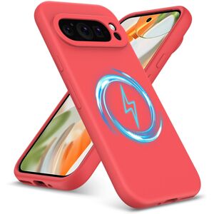 PIXFAB (Google Pixel 9 Pro XL, Red) For Google Pixel 9 Pro XL Liquid Silicone Magsafe S PIXFAB (Google Pixel 9 Pro XL, Red) For Google Pixel 9 Pro XL Liquid Silicone Magsafe S