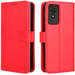 GANGXUN (Red) Case for Tcl 501 4g Flip Cover Magnetic Wallet Card Holder GANGXUN (Red) Case for Tcl 501 4g Flip Cover Magnetic Wallet Card Holder