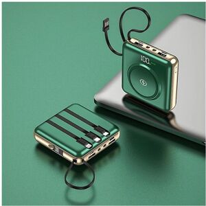 Unbranded (Green Option 4, 20000mah) 20000mah Qi Wireless Charger Power Bank Built In Cabl Unbranded (Green Option 4, 20000mah) 20000mah Qi Wireless Charger Power Bank Built In Cabl